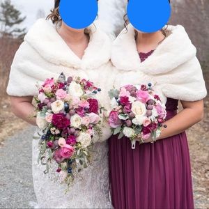 Faux Fur Shawls - Medium